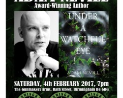 Adam Nevill Event Poster (2017)