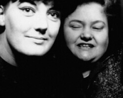 Mom & Nan in a photobooth (early-mid-1960s)
